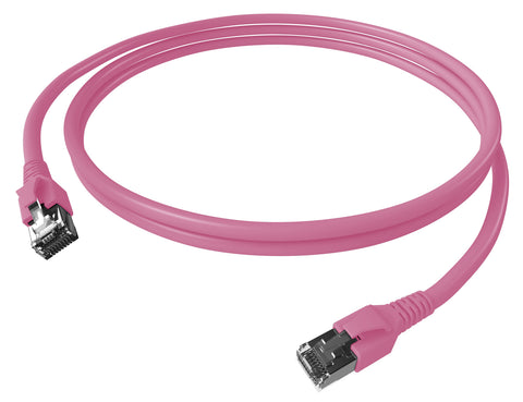 Patchcablu Cat.6a/10GB ecranat RJ45,LS0H,violet 5m
