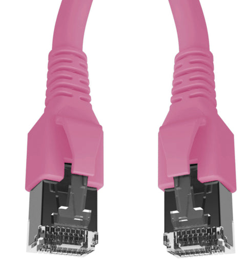 Patchcablu Cat.6a/10GB ecranat RJ45,LS0H,violet 7m