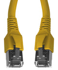 Patchcablu Cat.6a/10GB ecranat RJ45,LS0H,galben 3m