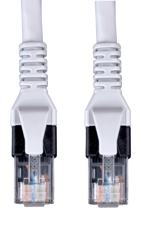 Patchcablu neecranat C6a RJ45U, 10 GB, LS0H, gri, 0.5m