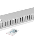 Organizator canal cablu 19' 2U, RAL7035
