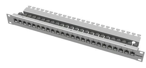 preLink/fixLink Panel 19" 1U 24xRJ45 RAL7035