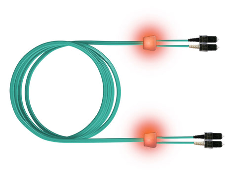 FO LED Patch Cord Premium, Duplex, SCD/SCD, G50/125 OM3, 10m