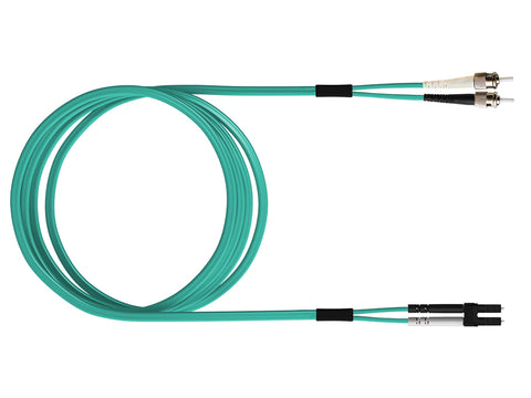 FO Patch Cord Premium, Duplex, LCD/ST, G50/125, OM3, 10m