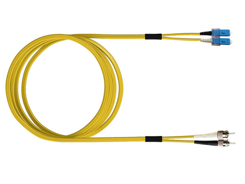 FO Patch Cord Premium, Duplex, SCD/ST, E09/125 OS2, 2m