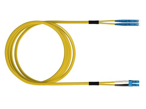 FO Patch Cord Premium, Duplex, LCD/E2000, E09/125, OS2, 2m