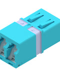 Premium LC-Duplex Coupling MM Polymer case aqua