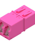 Premium LC-Duplex Coupling MM Polymer case Violett