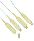 Pigtail SC, 50/125µm OM3, 2m, Easy Strip,Aqua,4buc