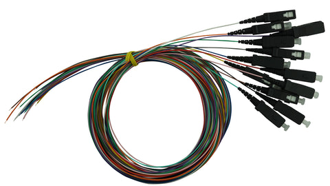 Pigtail SC, 50/125µm OM3, 2.0m, 12buc, PREMIUM clasă B
