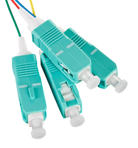 Pigtail FO SC, 50/125µm OM3, 2.0m, Easy Strip, 4pcs