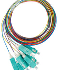 Pigtail FO SC, 50/125µm OM3, 2.0m, Easy Strip, 8pcs