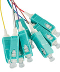 Pigtail FO SC, 50/125µm OM3, 2.0m, Easy Strip, 8pcs