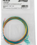 Pigtail FO LC, 50/125µm OM3, 2.0m, Easy Strip, 4pcs