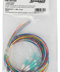 Pigtail FO LC, 50/125µm OM3, 2.0m, Easy Strip, 8pcs