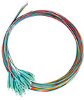 Pigtail FO LC, 50/125µm OM3, 2.0m, Easy Strip, 12pcs