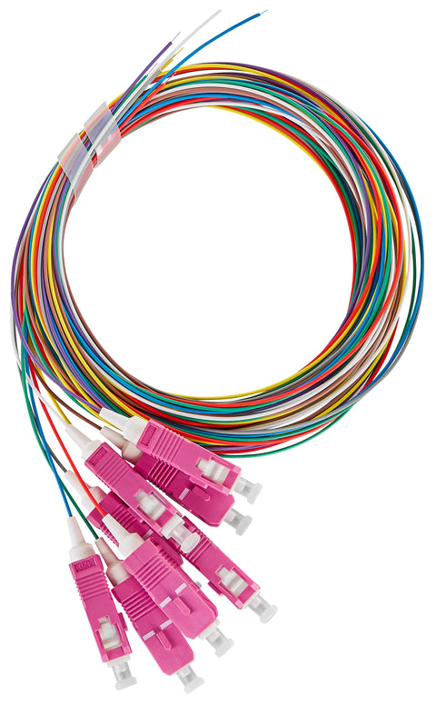 Pigtail FO SC, 50/125µm OM4, 2.0m, Easy Strip, 8pcs