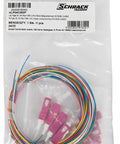 Pigtail FO SC, 50/125µm OM4, 2.0m, Easy Strip, 8pcs