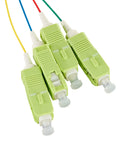 Pigtail FO SC, 50/125µm OM5, 2.0m, Easy Strip, 4pcs