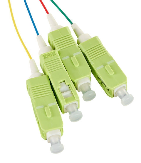 Pigtail FO SC, 50/125µm OM5, 2.0m, Easy Strip, 4pcs