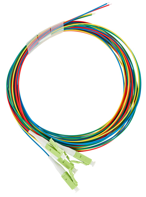 Pigtail FO LC, 50/125µm OM5, 2.0m, Easy Strip, 4pcs