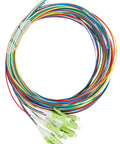 Pigtail FO LC, 50/125µm OM5, 2.0m, Easy Strip, 8pcs