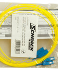 Pigtail SC, 9/125µm OS2, 2m, Easy Strip, galben,4buc