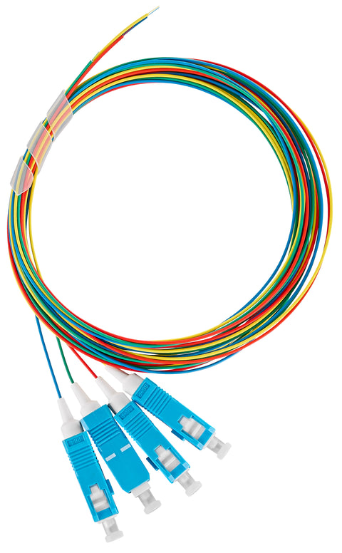 Pigtail FO SC, 9/125µm OS2, 2.0m, Easy Strip, 4pcs