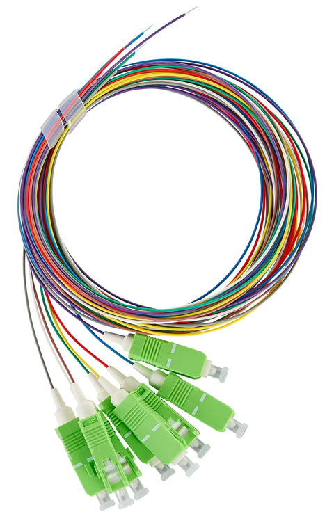 Pigtail FO SC/APC, 9/125µm OS2, 2.0m, Easy Strip, 8pcs