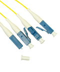 Pigtail LC, 9/125µm OS2, 2m, Easy Strip, galben,4buc