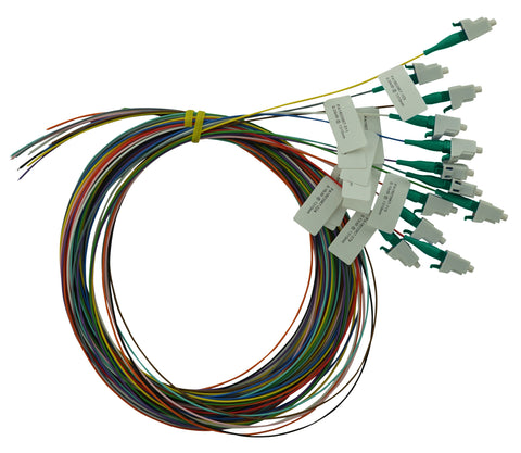 Pigtail LC/APC, 9/125µm OS2, 2m, 12buc, PREMIUM clasă B