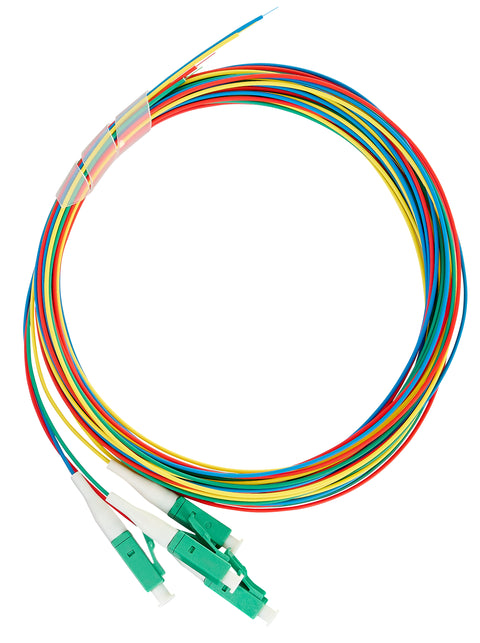 Pigtail FO LC/APC, 9/125µm OS2, 2.0m, Easy Strip, 4pcs
