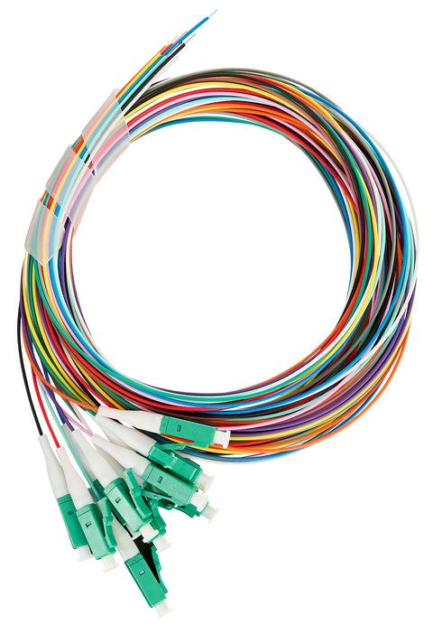 Pigtail FO LC/APC, 9/125µm OS2, 2.0m, Easy Strip, 12pcs
