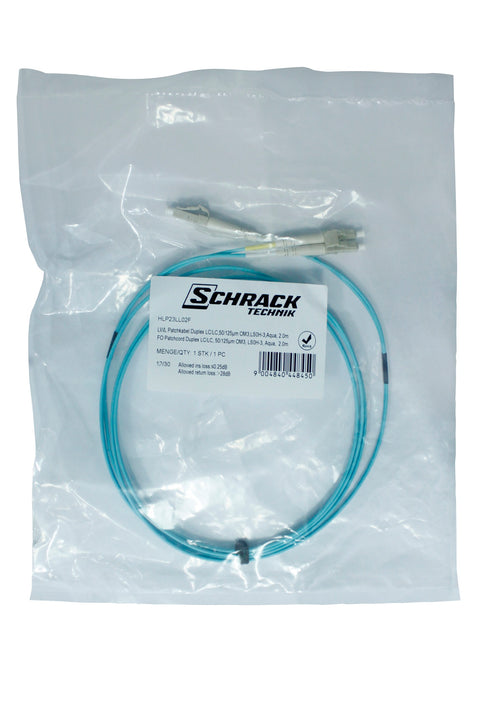 Patchcablu duplex, LC/LC, 50/125µm OM3 2m