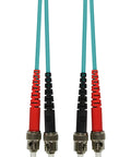 Patchcablu duplex ST/ST, 50/125µm OM3, LS0H-3, aqua, 2m