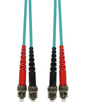 Patchcablu duplex ST/ST, 50/125µm OM3, LS0H-3, aqua, 2m