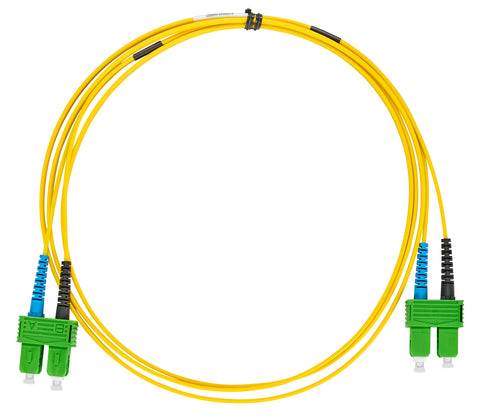 Patchcord Duplex SC/APC  /  SC/APC, 9/125µm OS2, LS0H-3, 1m