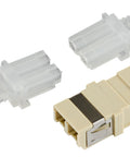 Cuplor FO LC-Duplex,Multimode,fosfor-bronz,fără flanșă,gri