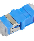 Cuplor FO LC-Duplex, Singlemode zirc, albastru