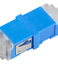 Cuplor FO LC-Duplex, Singlemode zirc, albastru