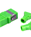 Cuplor SC/APC Simplex,Singlemode,fară flanşă,verde,ECO
