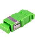 Cuplor SC/APC Simplex,Singlemode,fară flanşă,verde,ECO