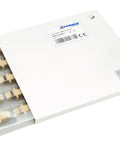 Cuplă LC Duplex,Plastic,Multimode,zirc.,cu flanşă,bej,ECO