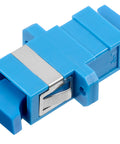 Cuplă SC Simplex,Plastic,Singlemode,zirc.,flanşă,albstr.ECO