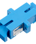 Cuplă SC Simplex,Plastic,Singlemode,zirc.,flanşă,albstr.ECO