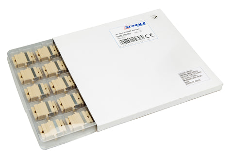 Cuplă SC Duplex,Plastic,Multimode,fosfo bronz,flanşă,bej,ECO