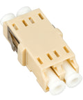 Cuplă LC Duplex,Plastic,Multimode,zirc.,fără flanşă,bej,ECO