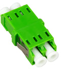 Cuplă LC/APC Duplex,Plastic,Singlemode,zir,fără fla,verdeECO