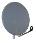 Antenă satelit 80cm/75cm,Ol,39dB,sup.plia.LNB incl.,antracit