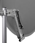 Antenă satelit 80cm/75cm,Ol,39dB,sup.plia.LNB incl.,antracit